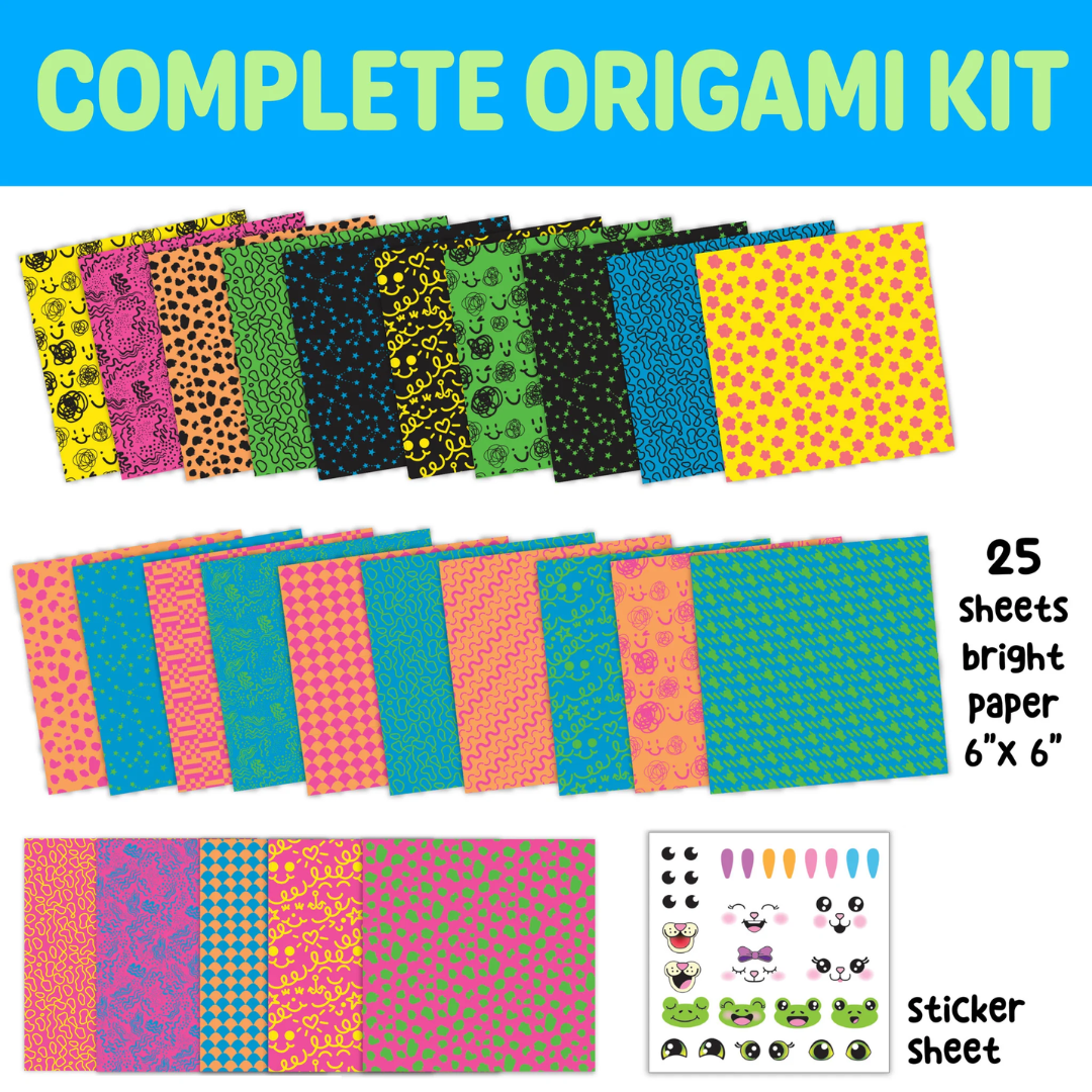 Faber Castell Mini Kit Neon Origami stationery product image